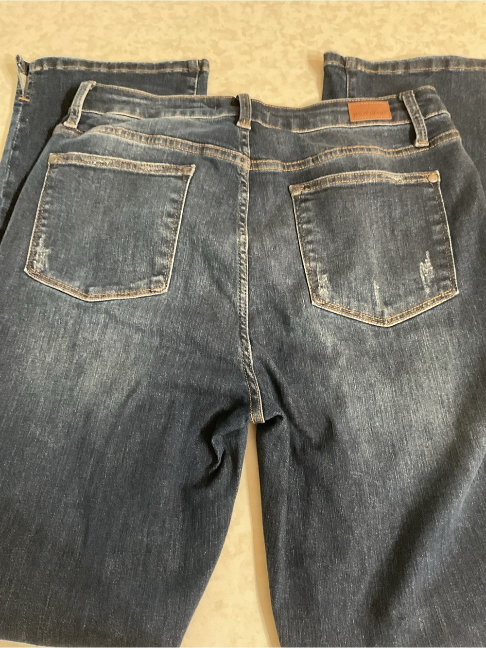 Judy Blue Dark Blue Slim Bootcut Jeans. Size 15/32